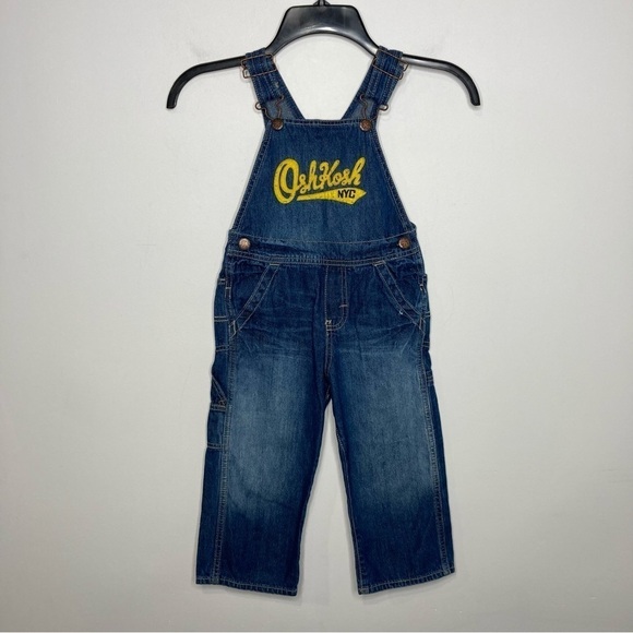 Osh Kosh B’gosh denim overalls size 3T - Picture 1 of 5
